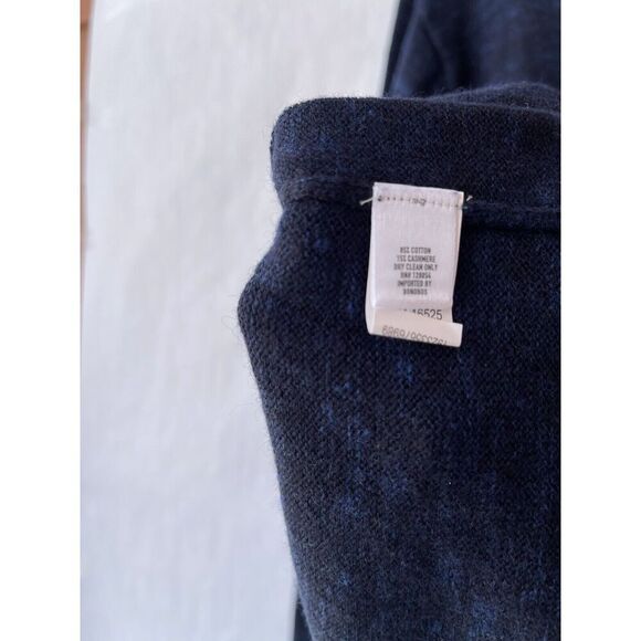 Bonobos Sweater Mens XL  Blue Cashmere Blend Long Sleeve Quarter Zip Preppy - Picture 4 of 10